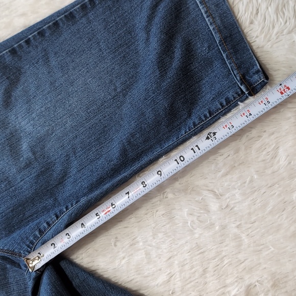 Gloria Vanderbilt Skimmer Denim Capri High Waisted Slimming Jeans Size 12 - Picture 11 of 11